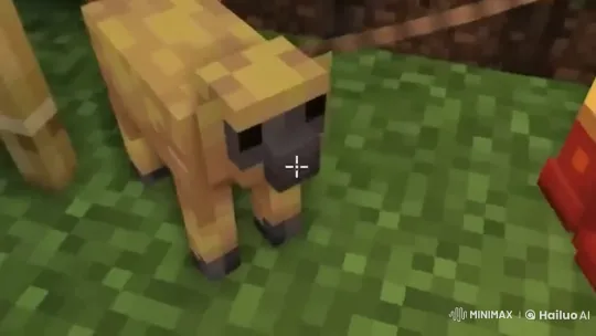 Minecraft Animal Works at Virtual McDonald's – AI Generated Video | Hailuo AI