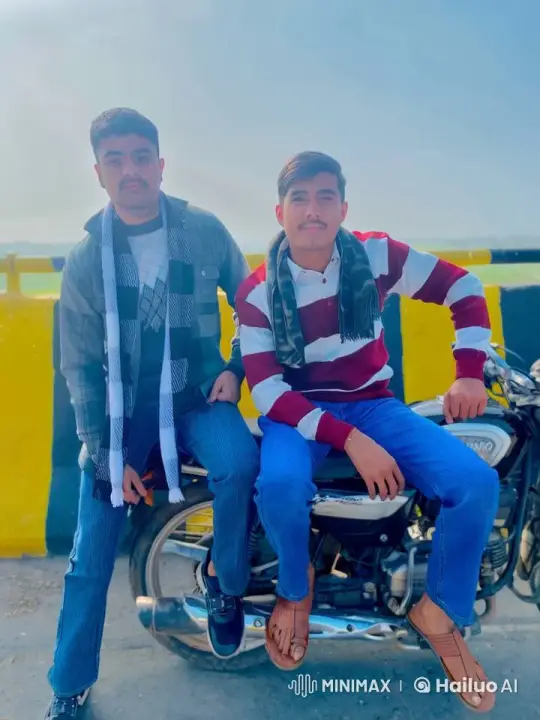 Two Young Men Share Tender Kiss on Motorcycle – AI Generated Video | Hailuo AI