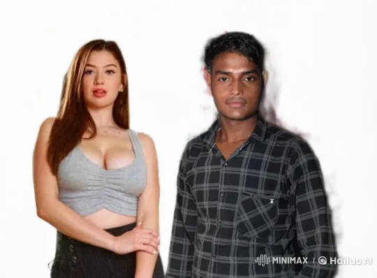 Couple Sharing a Tender Kiss in Close-Up – AI Generated Video | Hailuo AI