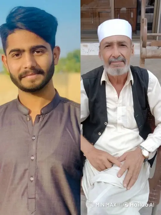 Young Man and Older Man Embrace Warmly – AI Generated Video | Hailuo AI