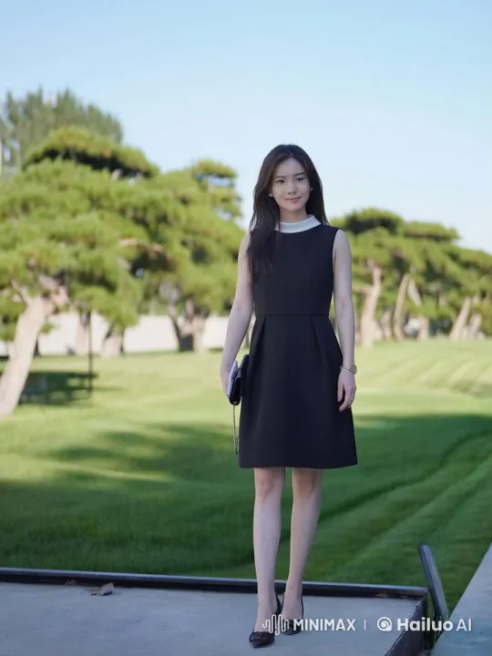 Elegant Woman on Golf Course with Graceful Swing – AI Generated Video | Hailuo AI