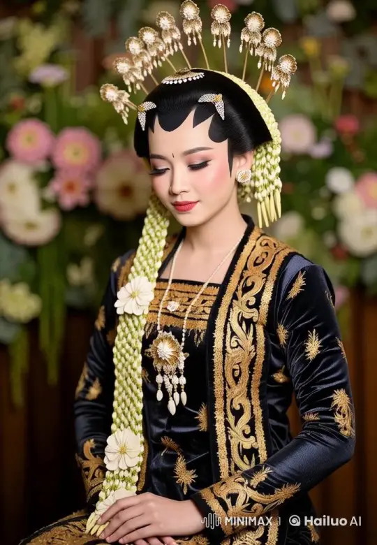 High-Quality Live2D Video of a Traditional Kebaya-Wearing Woman – AI Generated Video | Hailuo AI