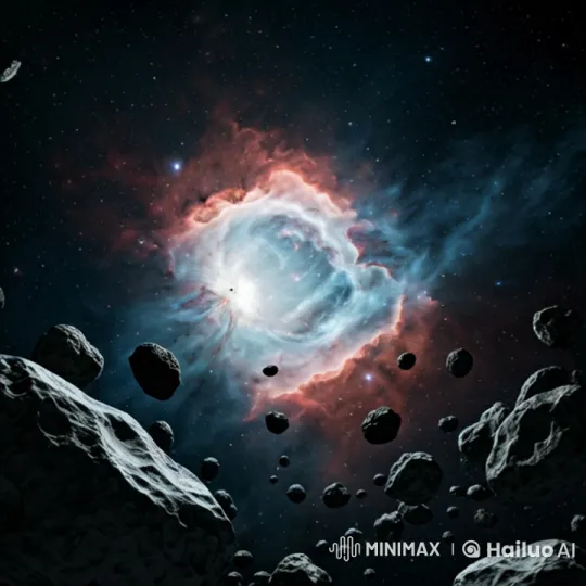 Cosmic Journey Through a Nebula's Glowing Center – AI Generated Video | Hailuo AI