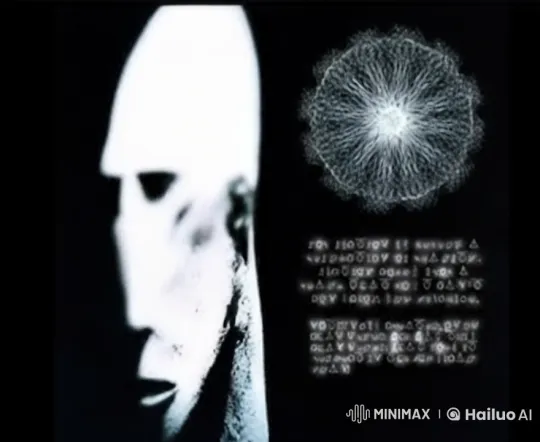 Alien Figure Discusses 2050 Projections with Futuristic Graphics – AI Generated Video | Hailuo AI