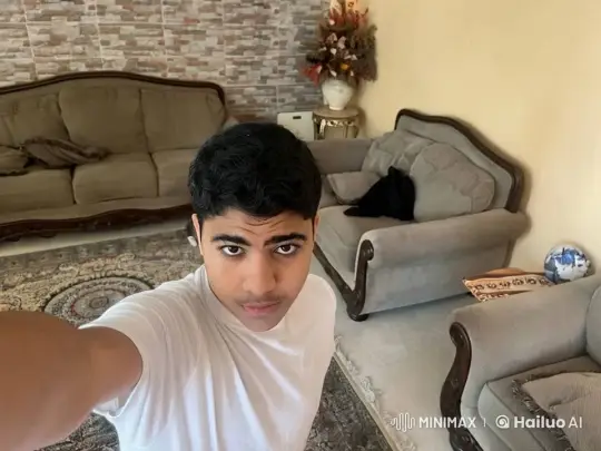 Young Man Contemplates, Smokes in Living Room – AI Generated Video | Hailuo AI