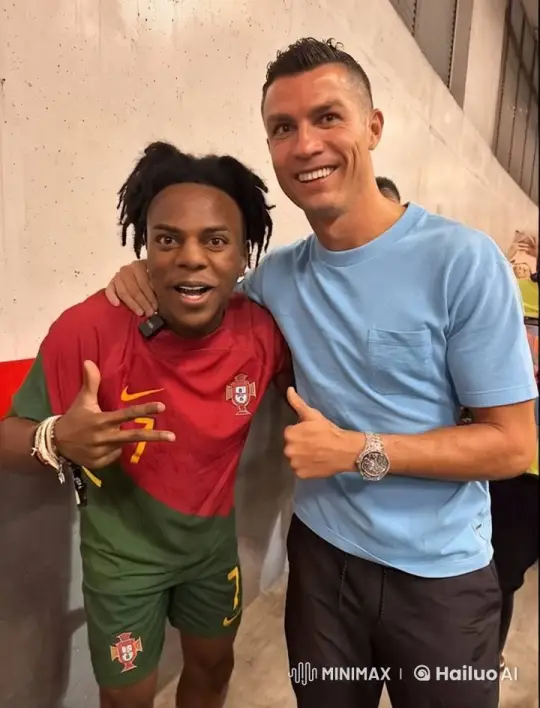 Portugal Football Fans Posed Cheerfully in Corridor – AI Generated Video | Hailuo AI