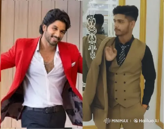 Stylish Men Share Laughter and Dance in Joyful Camaraderie – AI Generated Video | Hailuo AI
