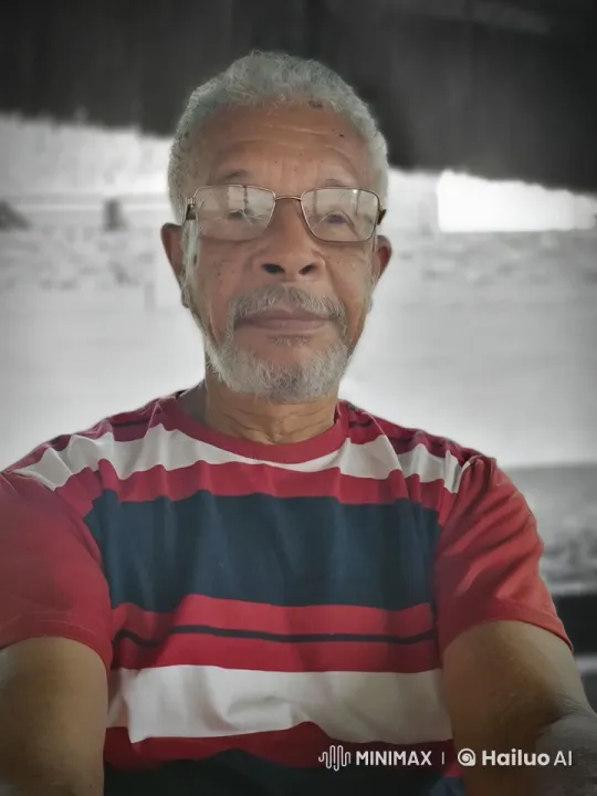 Serene Portrait of a Gentleman in Patriotic Shirt – AI Generated Video | Hailuo AI