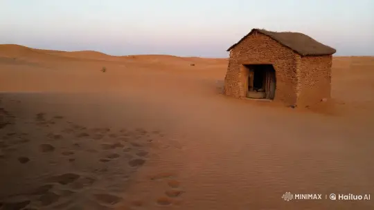 Kurdish Woman in Lut Desert with Terracotta Pot – AI Generated Video | Hailuo AI