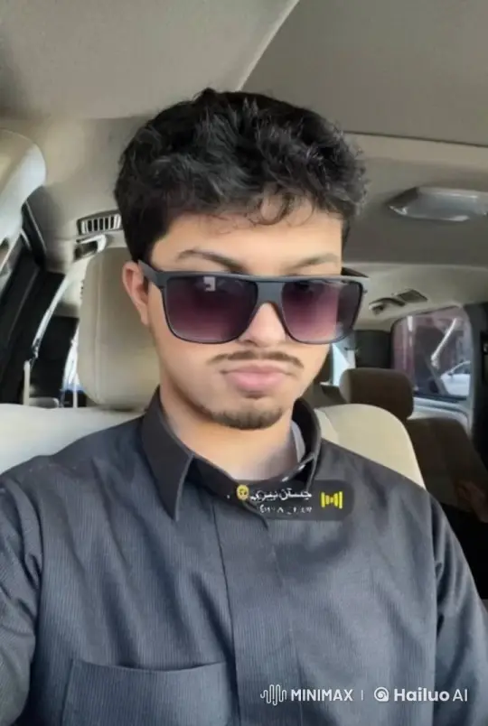 Young Man Smokes Calmly in a Car – AI Generated Video | Hailuo AI