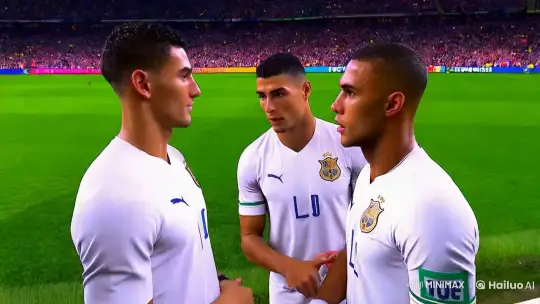 Cinematic Sequence of Star Soccer Players' European Journey – AI Generated Video | Hailuo AI
