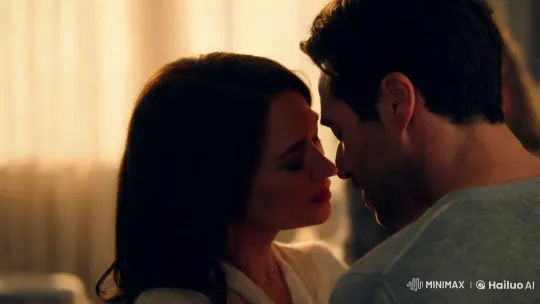 Intimate Moment and Emotional Response in Soft-Lit Scene – AI Generated Video | Hailuo AI