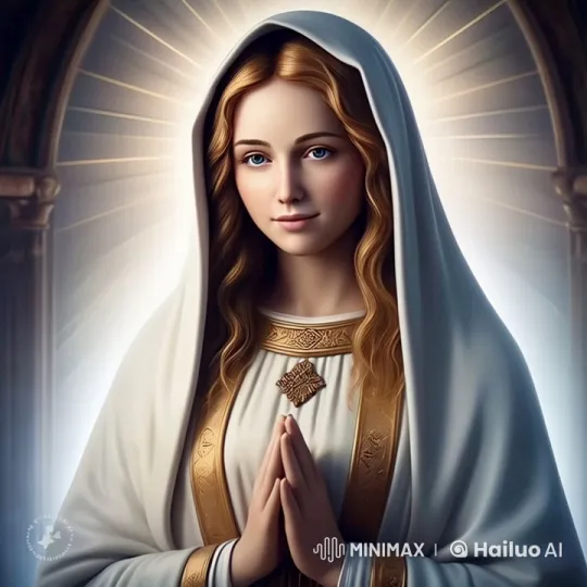 Serene Our Lady Delivers Peaceful Guidance in Live2D – AI Generated Video | Hailuo AI
