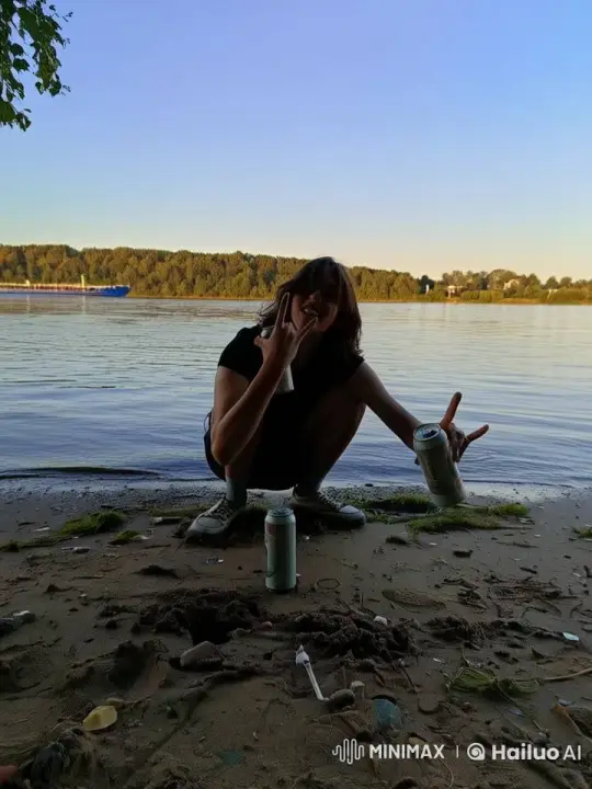 Energetic Dance by the Riverbank with Live2D Animation – AI Generated Video | Hailuo AI