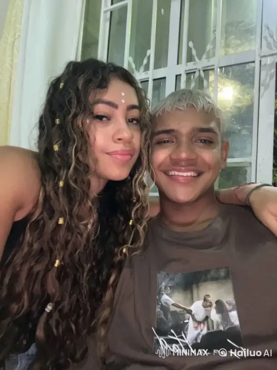 Crying Woman Reacts to Boyfriend's Cheek Kiss – AI Generated Video | Hailuo AI