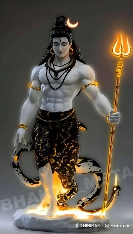Lord Shiva Live2D Animation: Tranquil and Divine – AI Generated Video | Hailuo AI