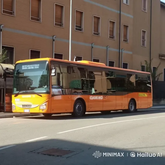 Live2D Rendered Bus Driver Greeting and Destinations Display – AI Generated Video | Hailuo AI