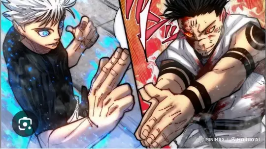 Gojo vs. Sukuna: Dynamic Combat Animation – AI Generated Video | Hailuo AI