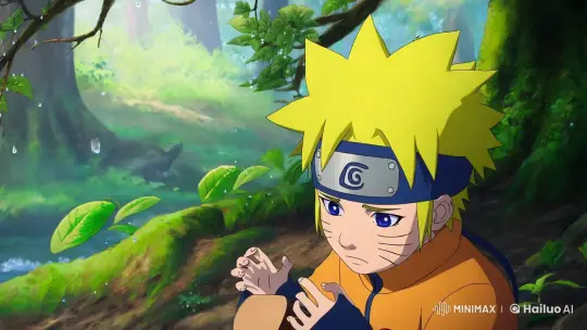 Naruto Battles Anxiety in Serene Forest Setting – AI Generated Video | Hailuo AI