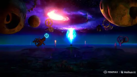 Discovery of Cosmic Mysteries Through Portal: Another Side's Journey – AI Generated Video | Hailuo AI