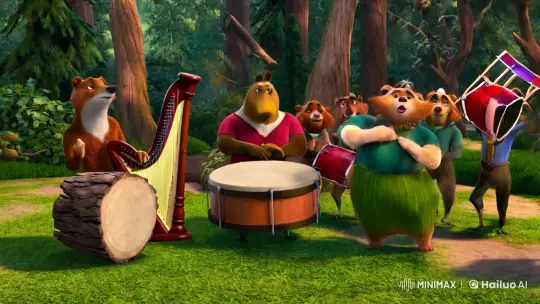 Animals' Forest Concert with Natural Instruments – AI Generated Video | Hailuo AI