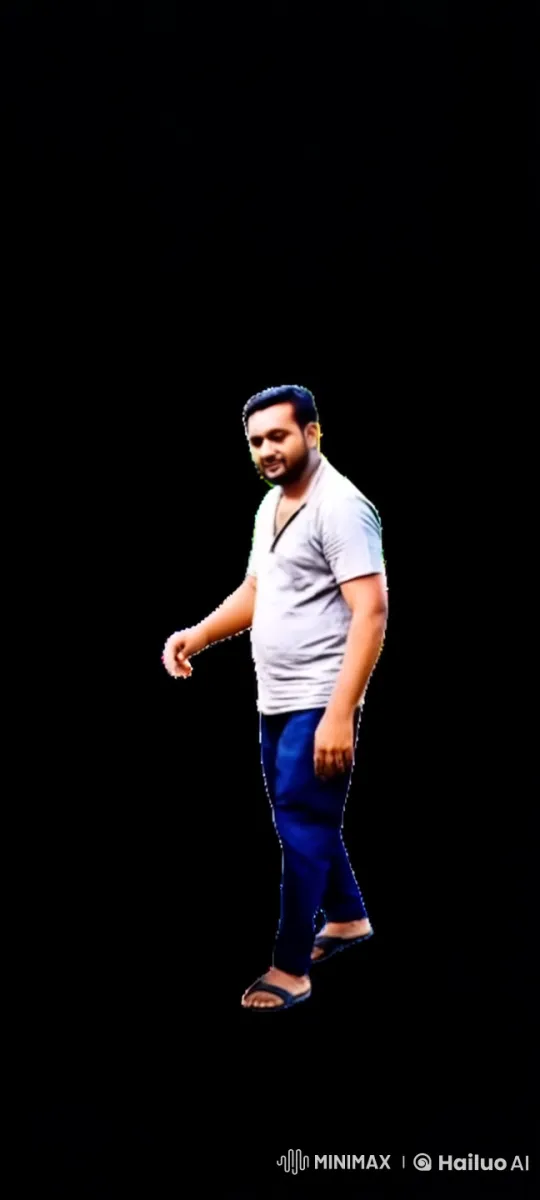 Man Walks with Tiger Through Bustling Bertania City – AI Generated Video | Hailuo AI