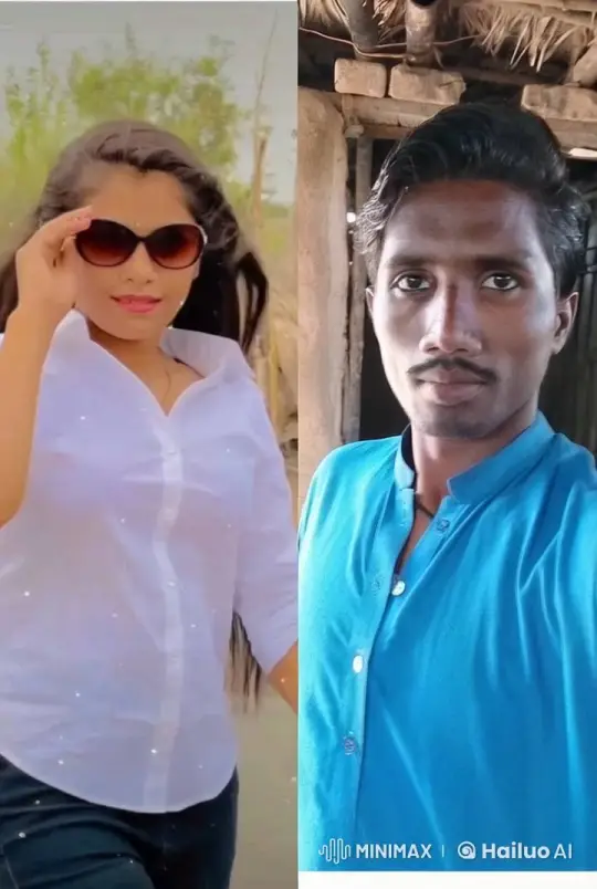 Serene Dual Portrait: Woman in Nature and Man in Rustic Setting – AI Generated Video | Hailuo AI