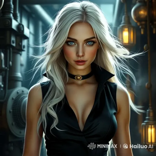 Steampunk-Inspired Live2D Video of a Striking Woman – AI Generated Video | Hailuo AI
