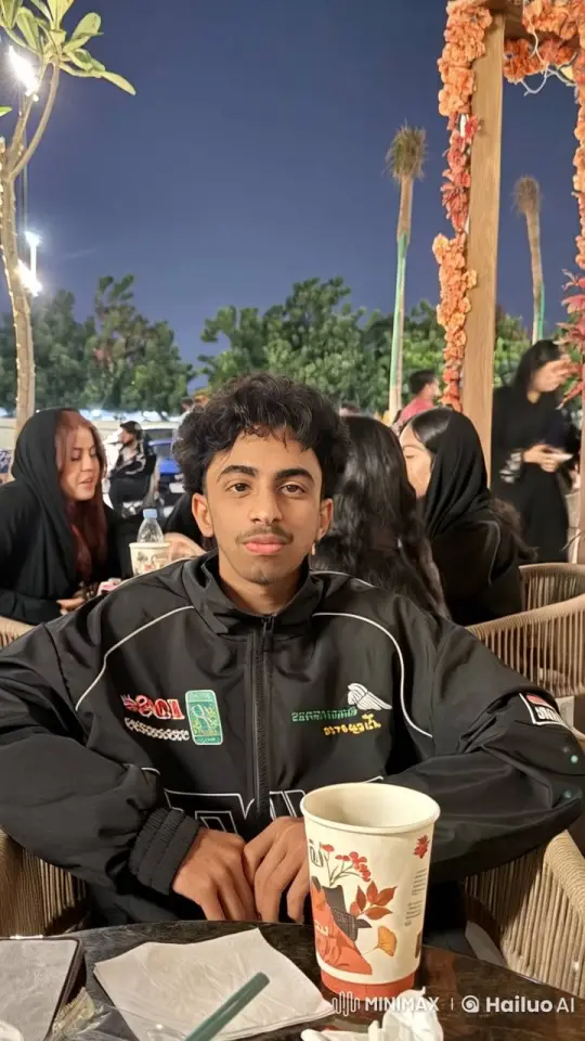Outdoor Café Scene with Smoking Person – AI Generated Video | Hailuo AI