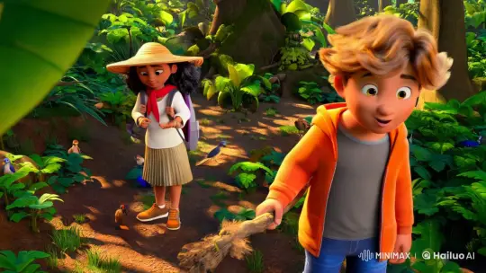 Ayaan and Meera's Enchanting Adventure in the Forest – AI Generated Video | Hailuo AI