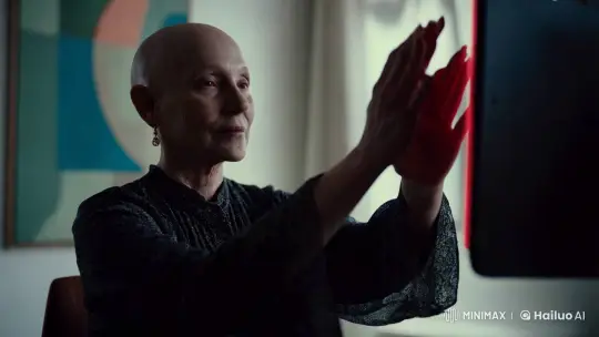 Deaf Woman Experiences Music Through Touch in Artful Scene – AI Generated Video | Hailuo AI