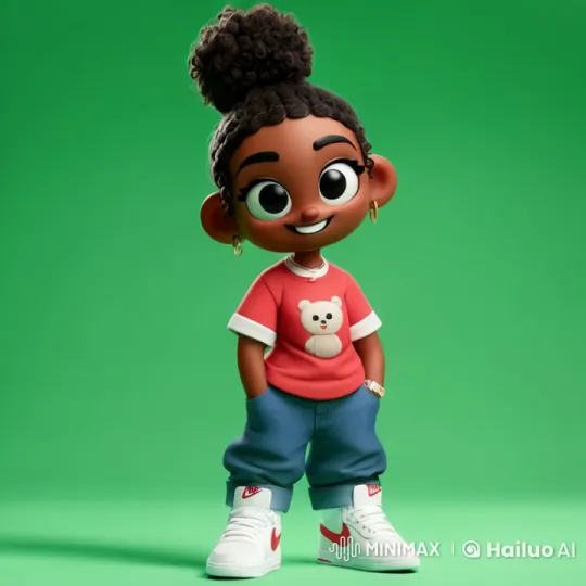 Animated Character Invites with Cheerful Gestures – AI Generated Video | Hailuo AI