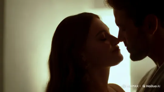 Intimate Couple's Kiss in Warm Minimalist Setting – AI Generated Video | Hailuo AI