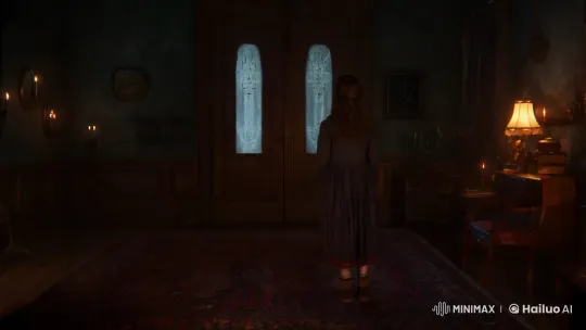 Person Steps Through Mirror Portal to Magical World – AI Generated Video | Hailuo AI
