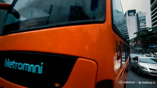 Metromini Bus Transforms into Robot Hero Amidst Jakarta's Alien Invasion – AI Generated Video | Hailuo AI