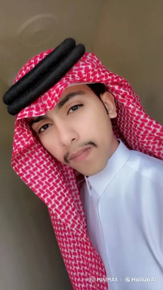 Young Man Reflects in Traditional Attire Smoking – AI Generated Video | Hailuo AI