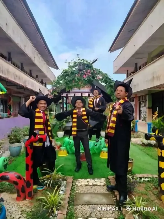 Graduates Take Flight on Magical Brooms – AI Generated Video | Hailuo AI