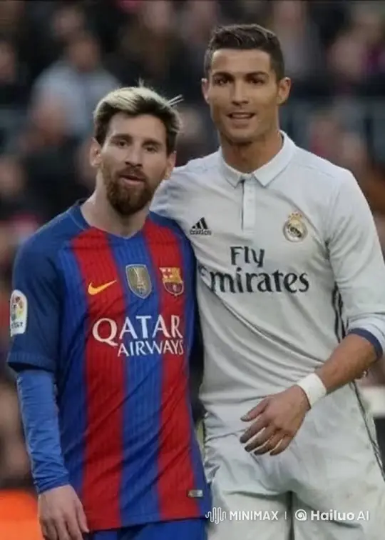Soccer Rivalry: Barcelona vs Real Madrid Player Altercation – AI Generated Video | Hailuo AI