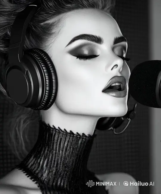 Passionate Singer Performing with Live2D Animation – AI Generated Video | Hailuo AI