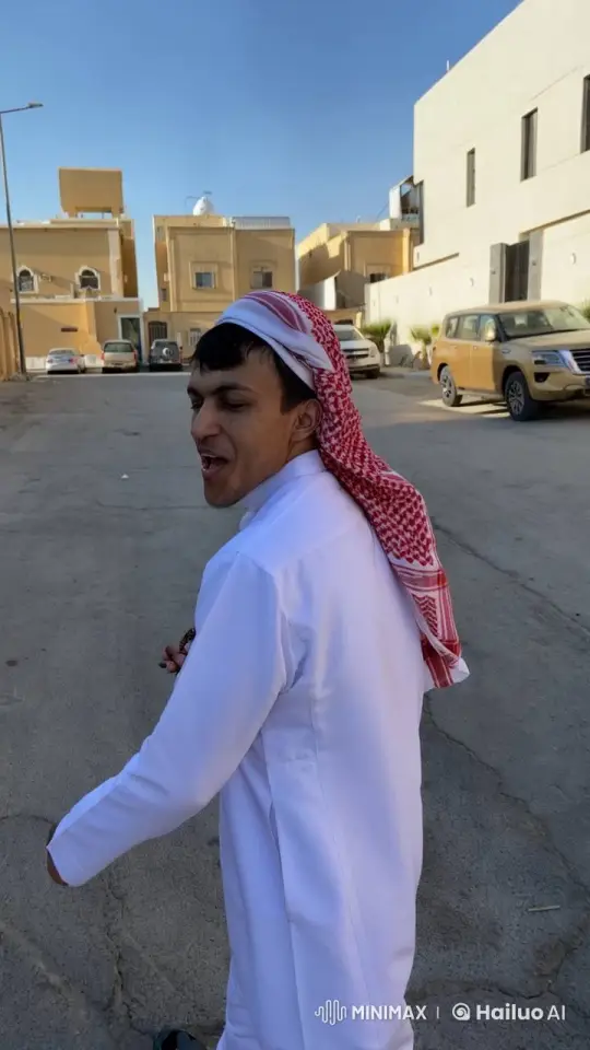 Young Man Smoking in Traditional Attire on Quiet Street – AI Generated Video | Hailuo AI
