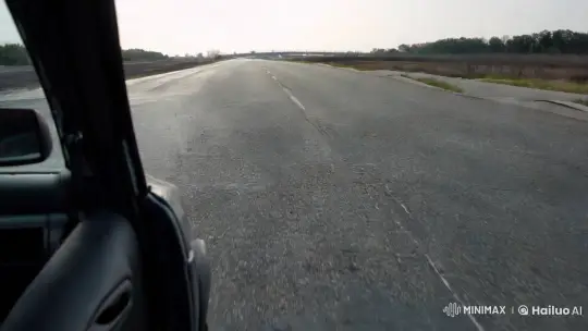 Car Accident Footage: Front-facing Camera Capture – AI Generated Video | Hailuo AI