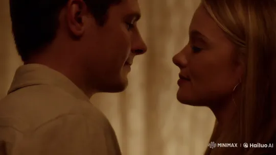 Intimate Kiss in a Softly Lit Room – AI Generated Video | Hailuo AI