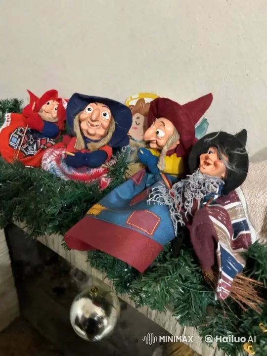 Festive 'Befane' Dolls Perform Joyful Holiday Dance – AI Generated Video | Hailuo AI