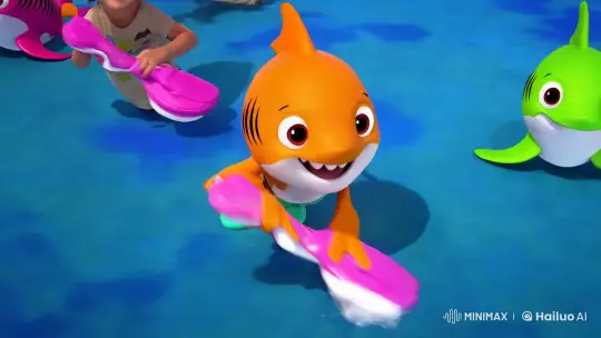 Bebefinn Leads Colorful, Energetic Toy Scrubbing Dance – AI Generated Video | Hailuo AI
