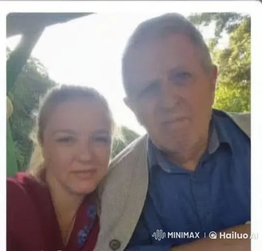 Couple in Garden: Smiling Woman, Serious Man – AI Generated Video | Hailuo AI