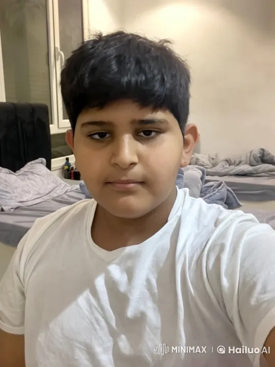 Young Boy Smoking in Dimly Lit Room – AI Generated Video | Hailuo AI