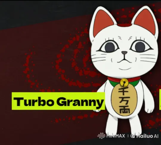 Turbo Granny: Animated Dance of a Cartoon Cat Character – AI Generated Video | Hailuo AI