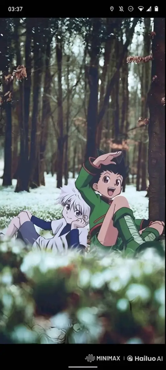 Animated Characters Enjoy Peaceful Moment in Forest – AI Generated Video | Hailuo AI