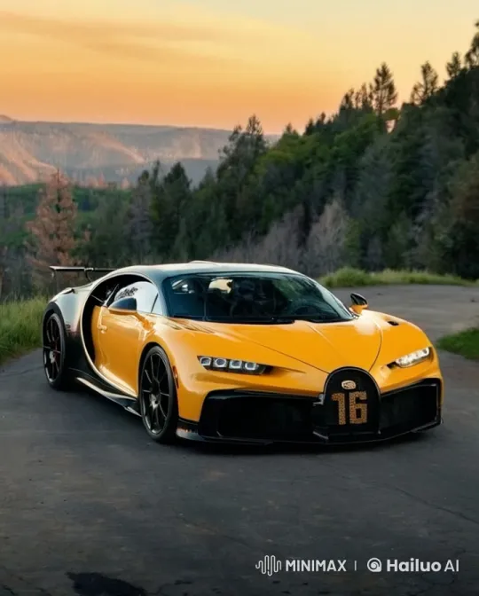 Sports Car Transforms into Dynamic Robot on Mountain Road – AI Generated Video | Hailuo AI