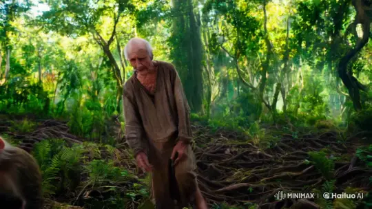 Elderly Man Discovers Treasure in Ancient Forest – AI Generated Video | Hailuo AI